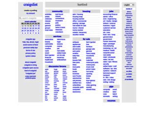 craigslist provides local classifieds and forums for jobs, housing, for sale, services, local community, and events. . Craigs list hartford